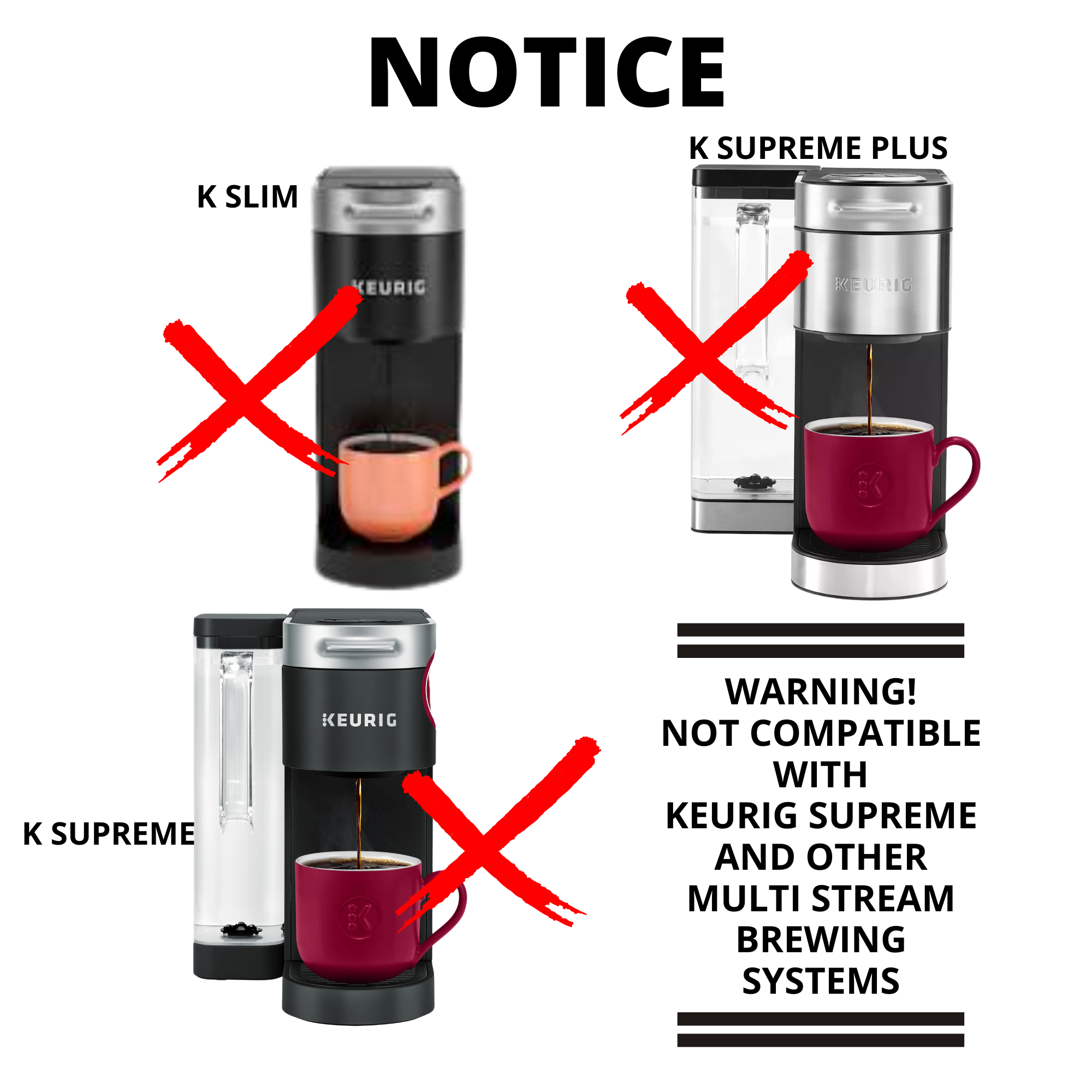 Reusable K Cup Stainless Steel for Keurig 1.0 2.0 non disposable Coffee Filter