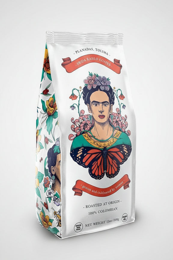 Amor Perfecto Frida Kahlo Coffee by Astrid Medina Tolima - Colombian Coffee