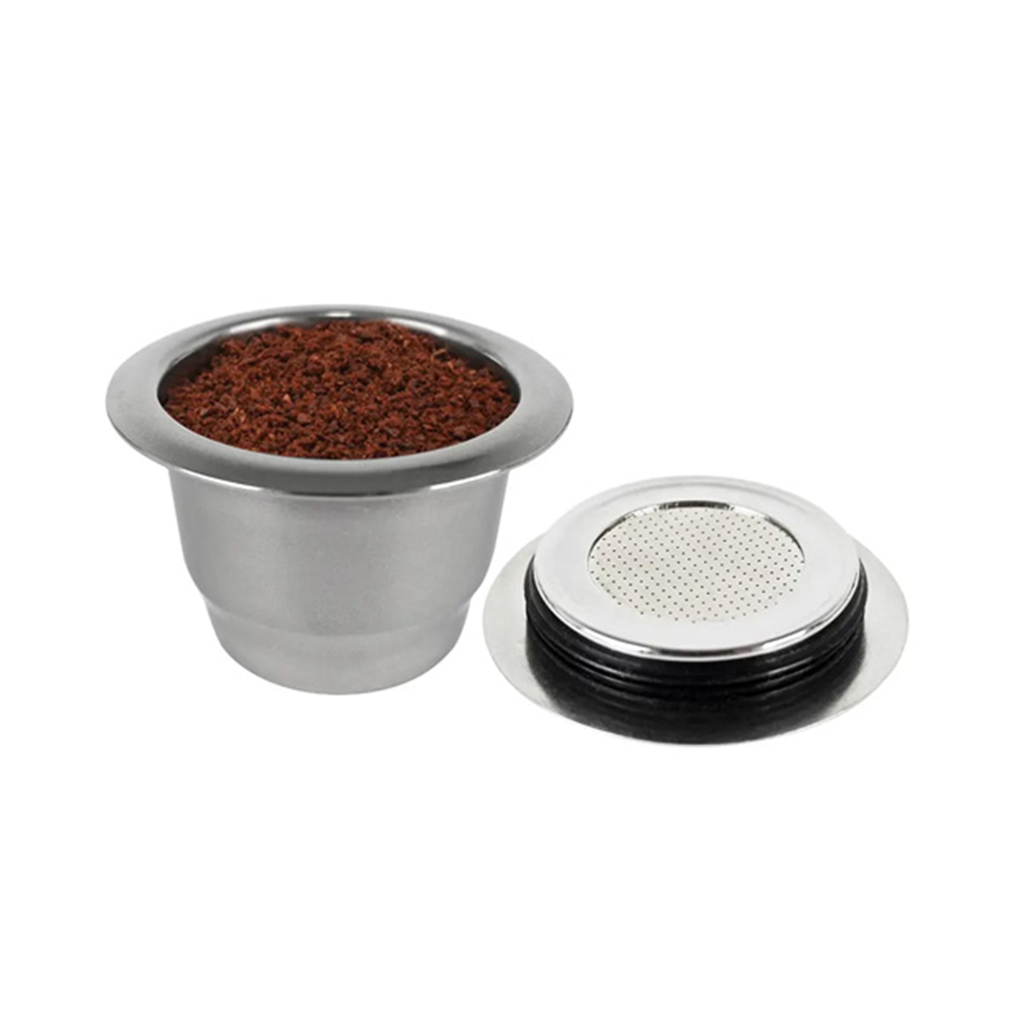 Cápsula reutilizable de café Nespresso de acero inoxidable