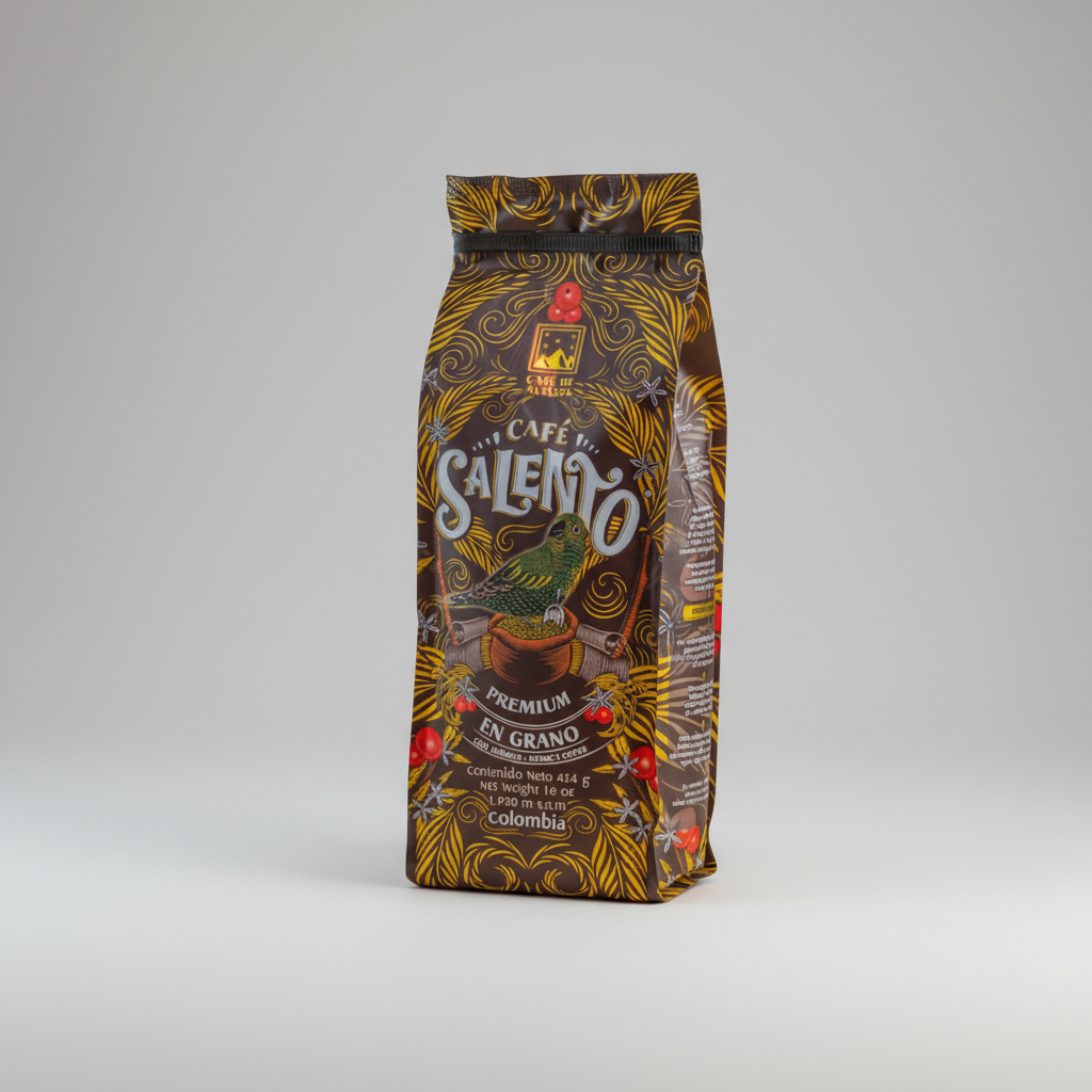 Granos de café premium de Salento