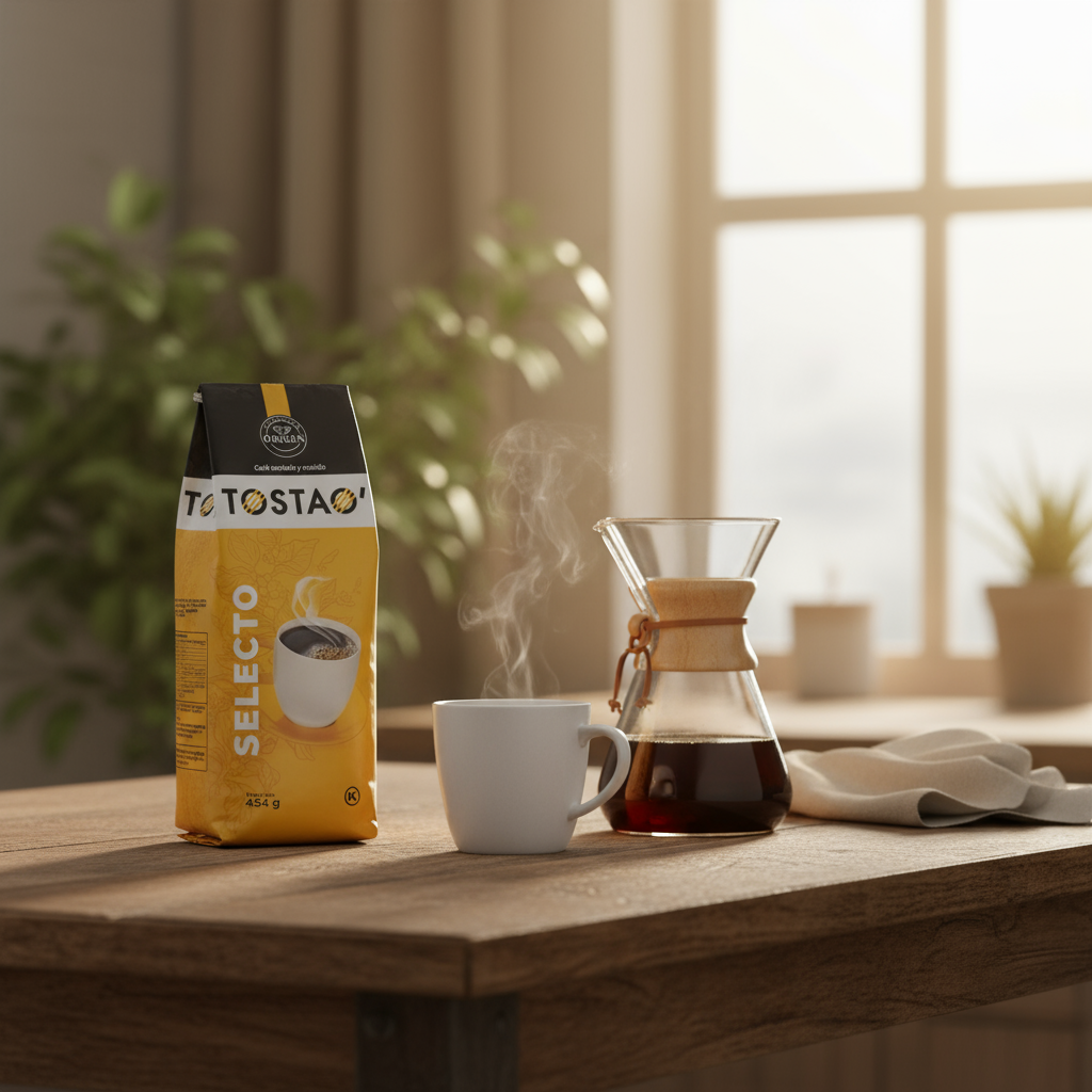 Café molido de tueste medio Tostao Selecto